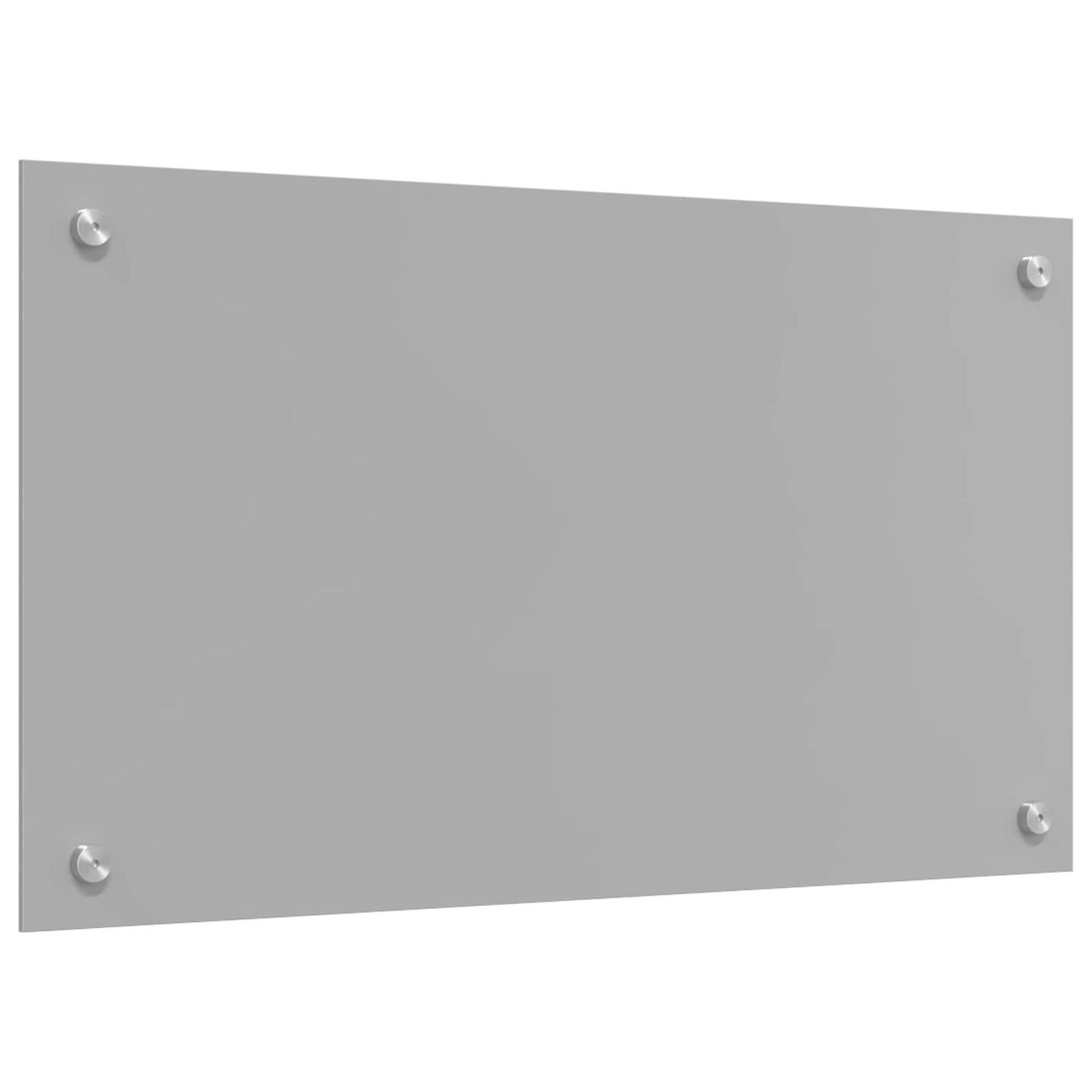 Kjøkkenbakplate Lysegrå 70 x 40 cm herdet glass vidaXL