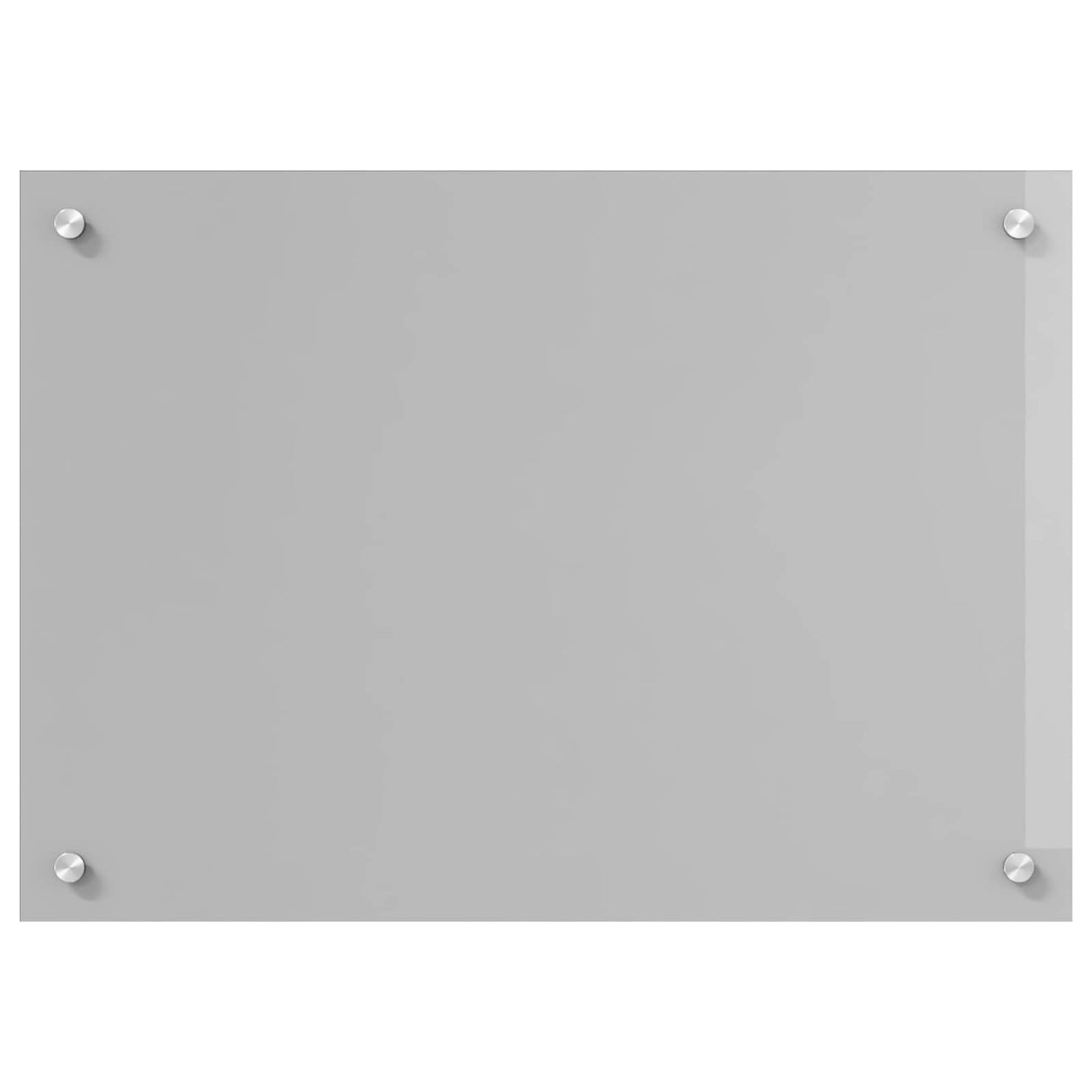 Kjøkkenbakplate Lysegrå 70 x 50 cm herdet glass vidaXL