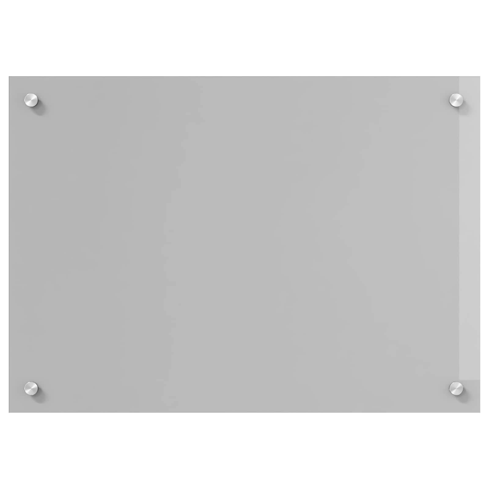 Kjøkkenbakplate Lysegrå 70 x 50 cm herdet glass vidaXL