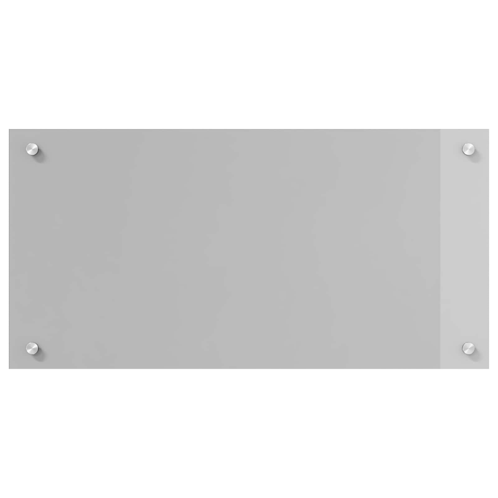 Kjøkkenbakplate Lysegrå 80 x 40 cm herdet glass vidaXL