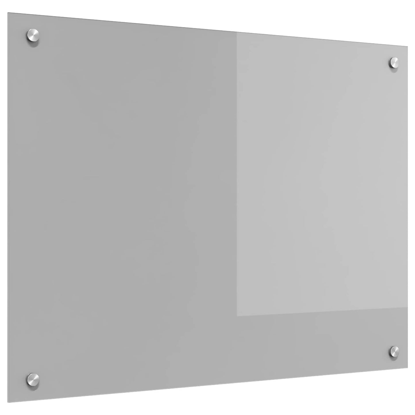Kjøkkenbenkplate Lysegrå 80 x 60 cm herdet glass