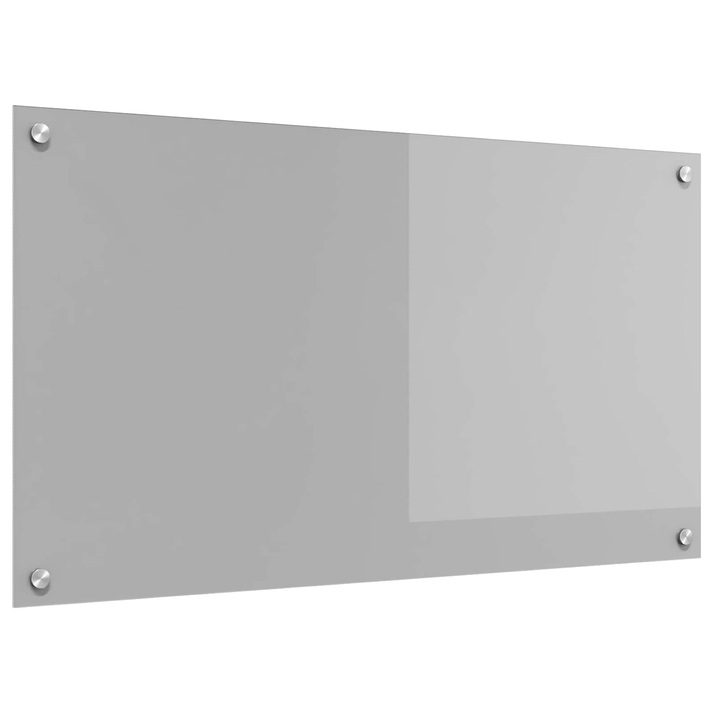Kjøkkenbenkplate Lysegrå 90 x 50 cm herdet glass