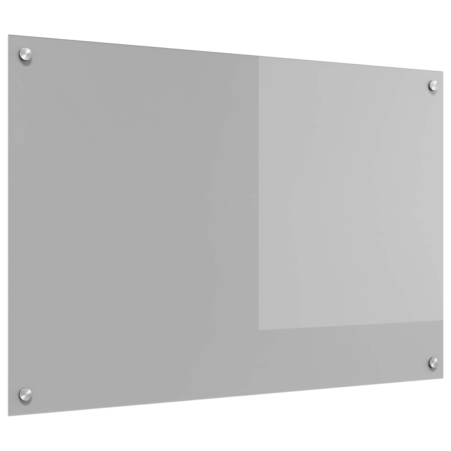 Kjøkkenbenkplate Lysegrå 90 x 60 cm herdet glass