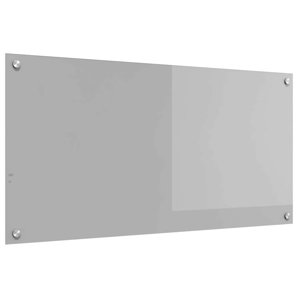 Kjøkkenbenkplate Lysegrå 100 x 50 cm herdet glass