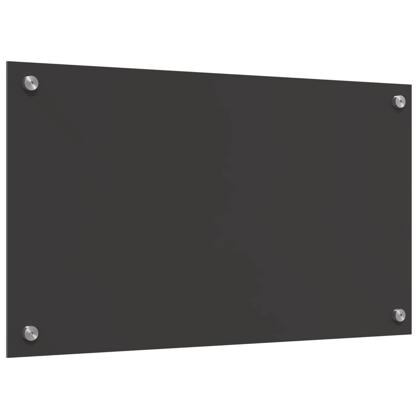 Kjøkkenbenkplate Mørkegrå 70 x 40 cm herdet glass