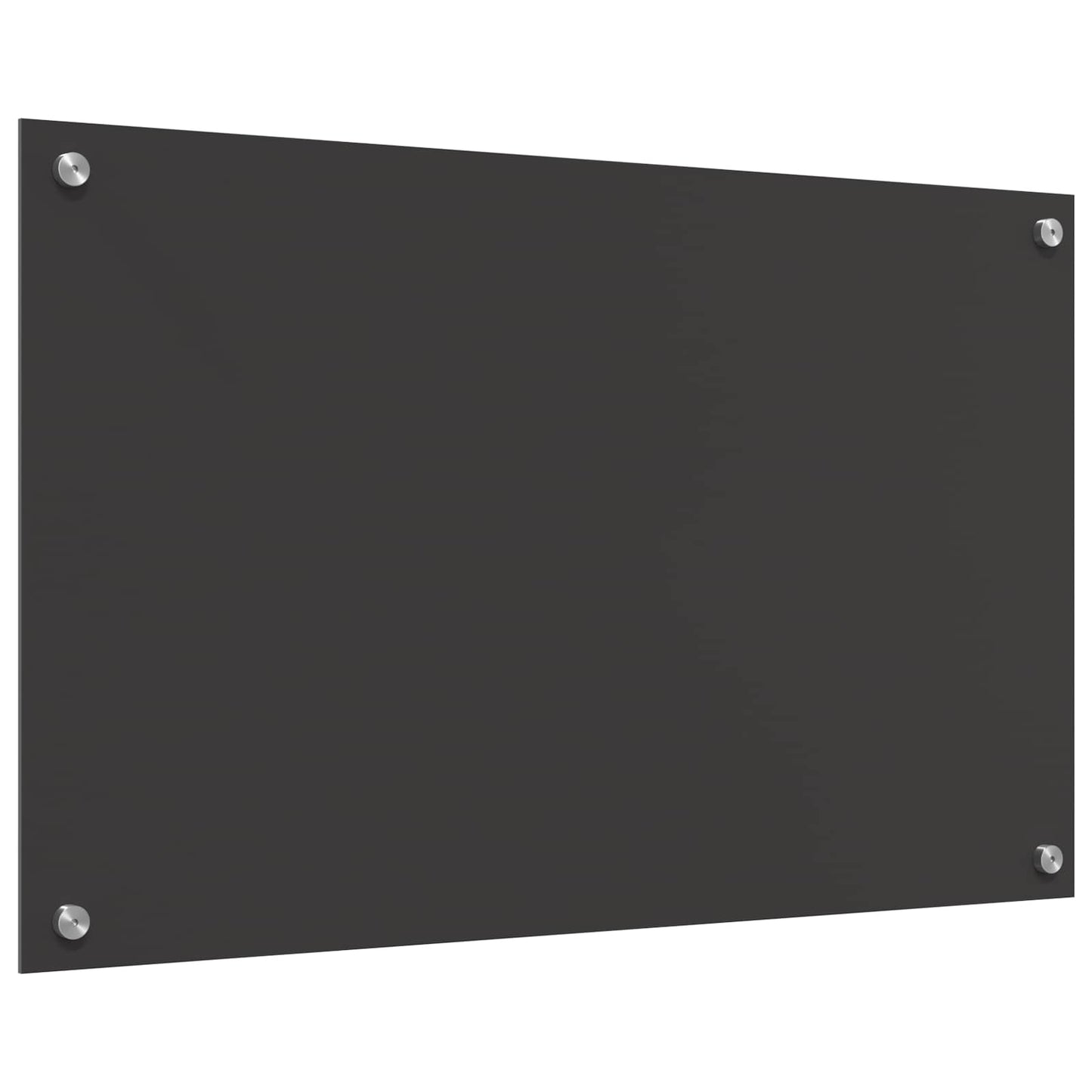 Kjøkkenbenkplate Mørkegrå 80 x 50 cm herdet glass