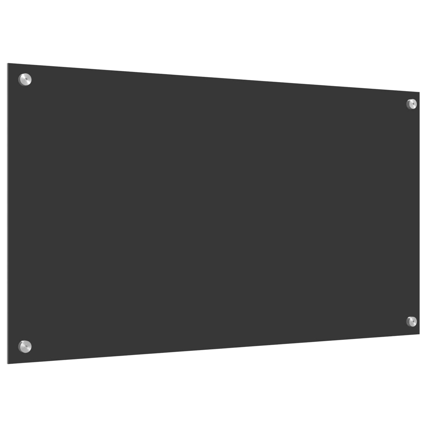 Kjøkkenbenkplate Mørkegrå 90 x 50 cm herdet glass