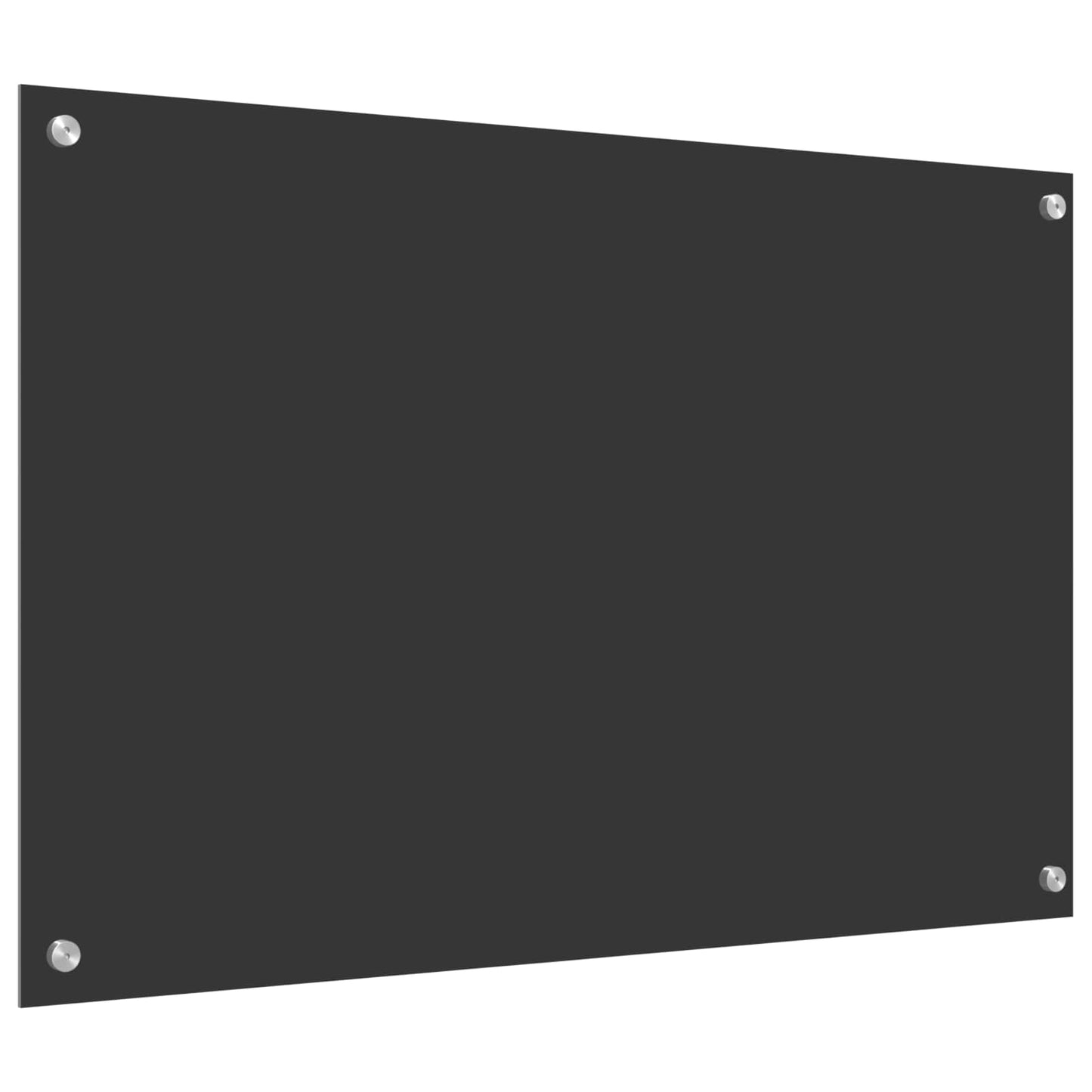 Kjøkkenbenkplate Mørkegrå 90 x 60 cm herdet glass