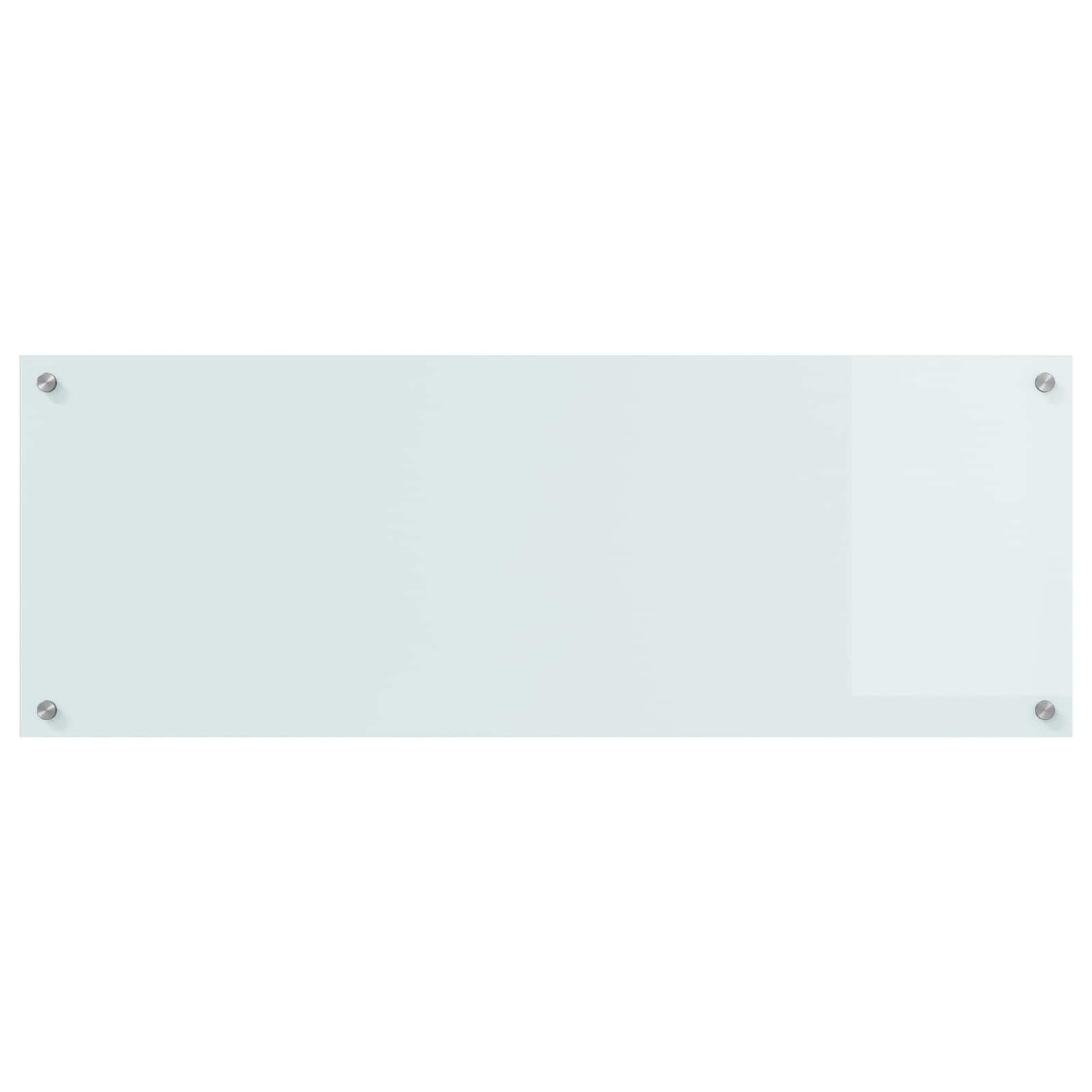 Kjøkkenbakplate Hvit 110 x 40 cm herdet glass vidaXL