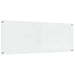 Kjøkkenbakplate Gjennomsiktig 110 x 40 cm herdet glass vidaXL