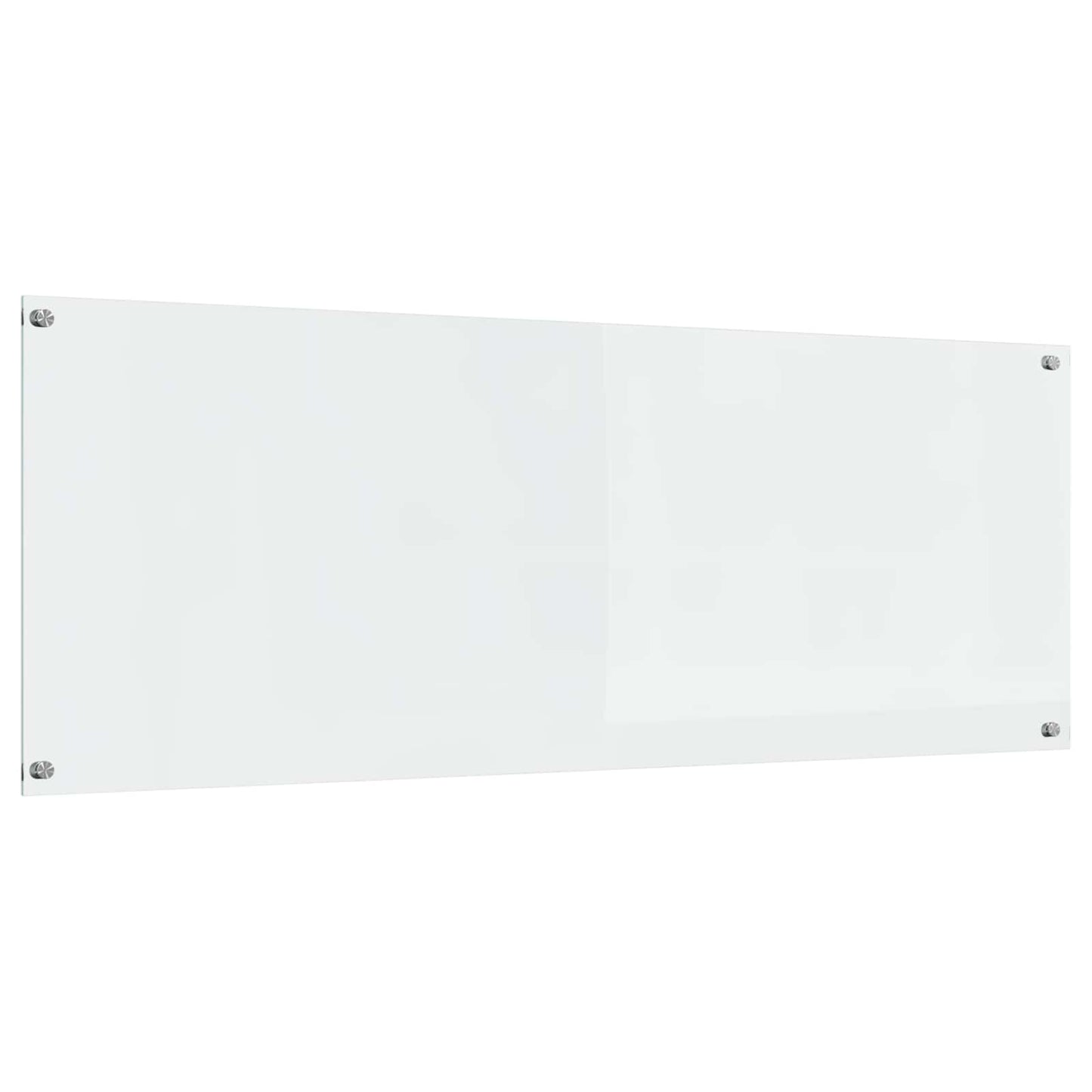 Kjøkkenbakplate Gjennomsiktig 110 x 40 cm herdet glass vidaXL