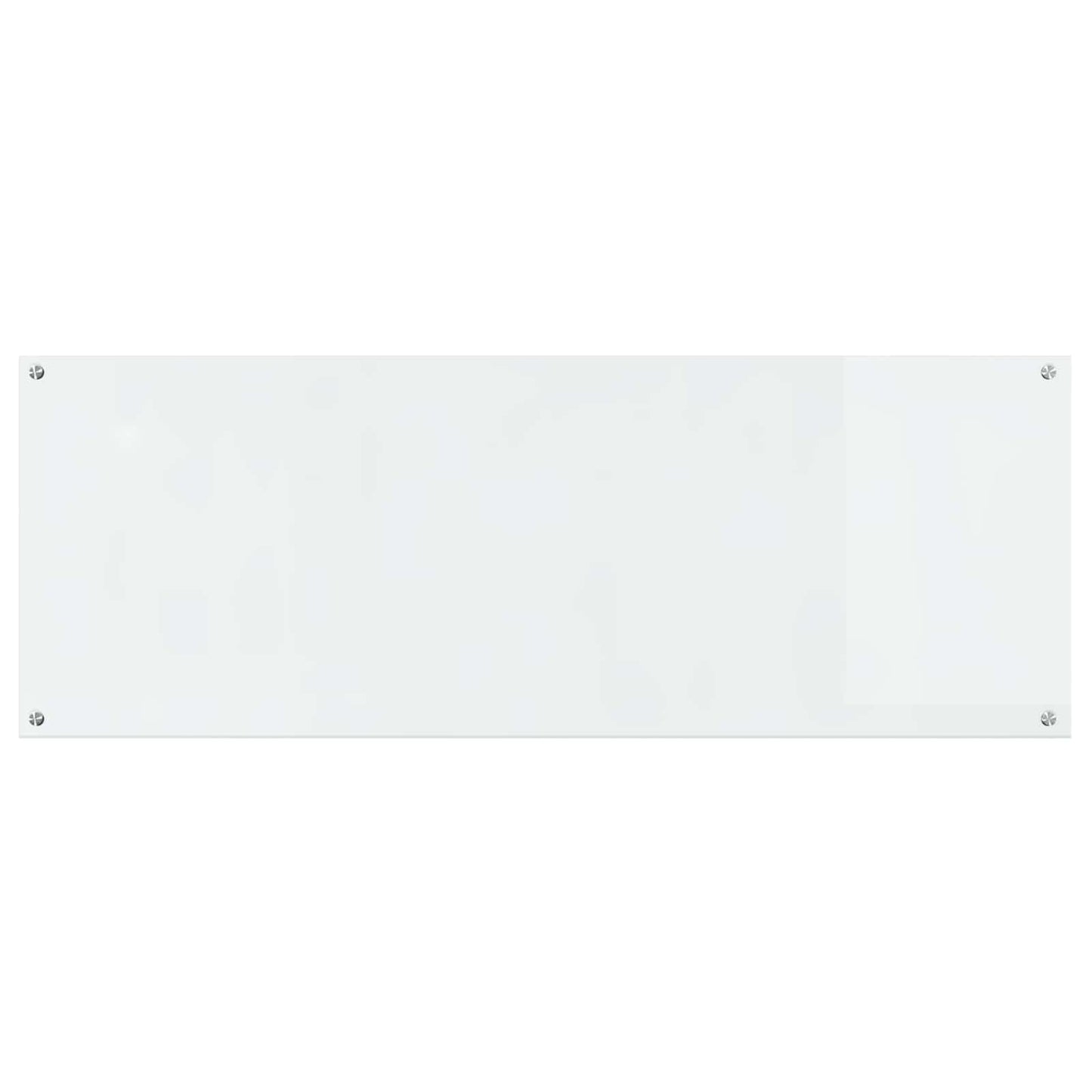 Kjøkkenbakplate Gjennomsiktig 110 x 40 cm herdet glass vidaXL