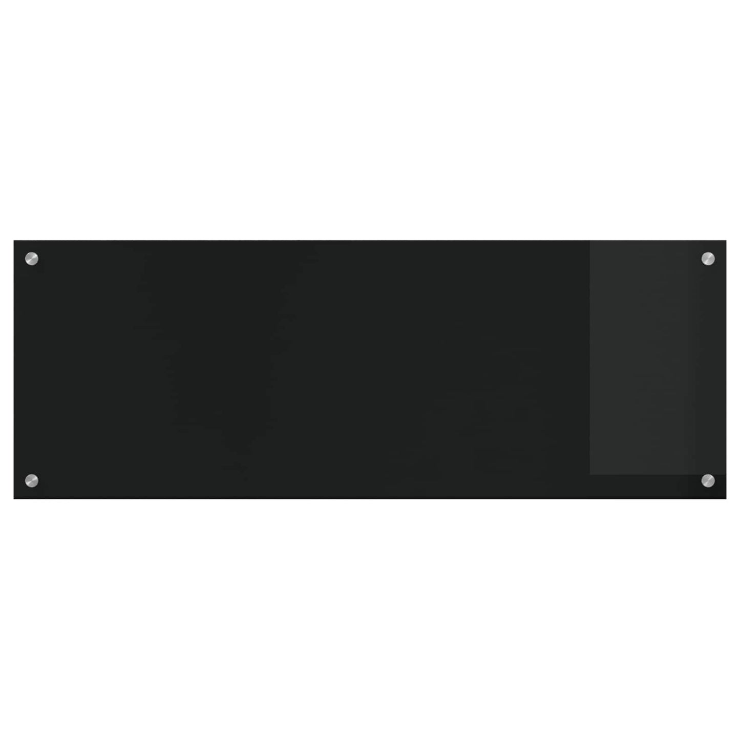 Kjøkkenbenkplate Svart 110 x 40 cm herdet glass