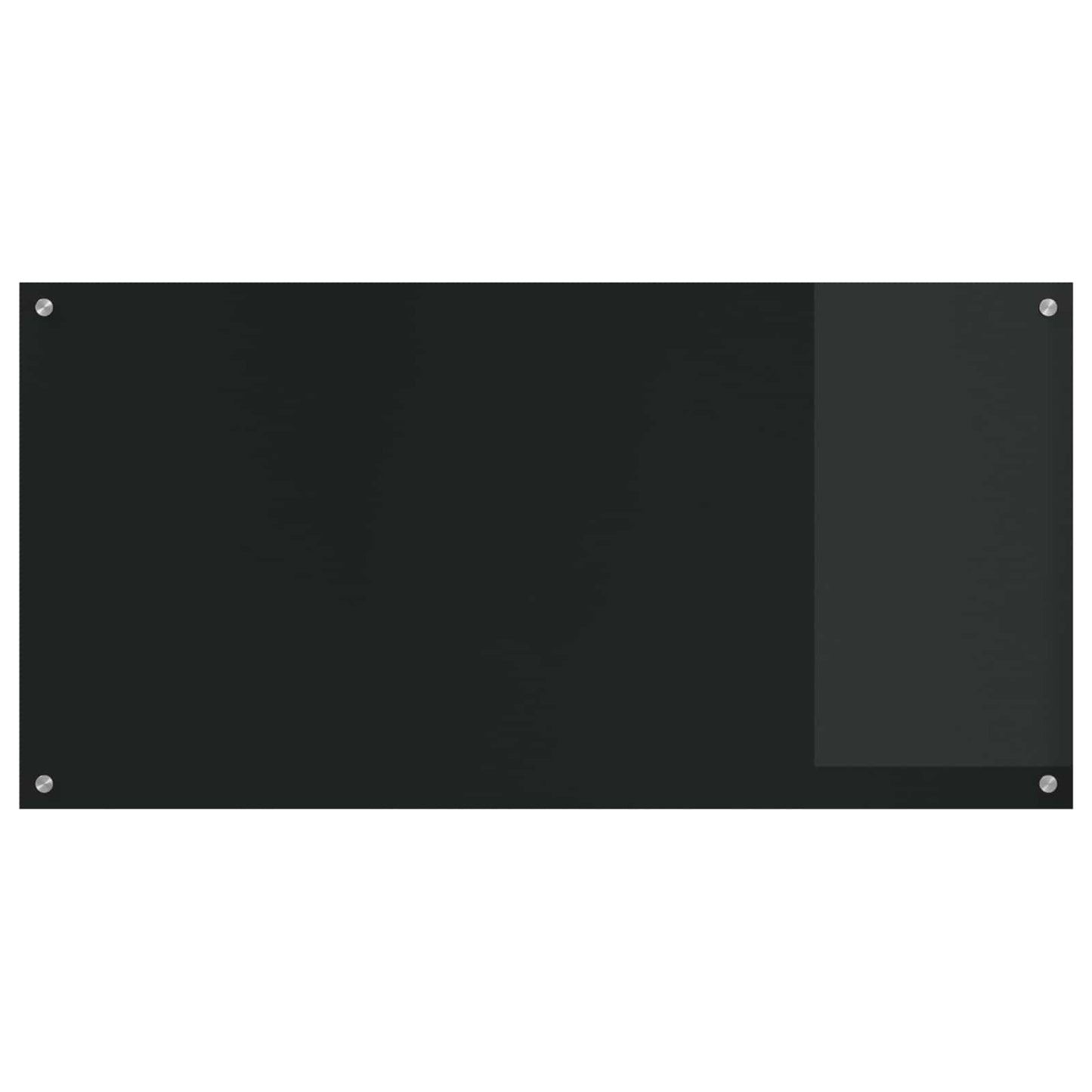 Kjøkkenbenkplate Svart 120 x 60 cm herdet glass