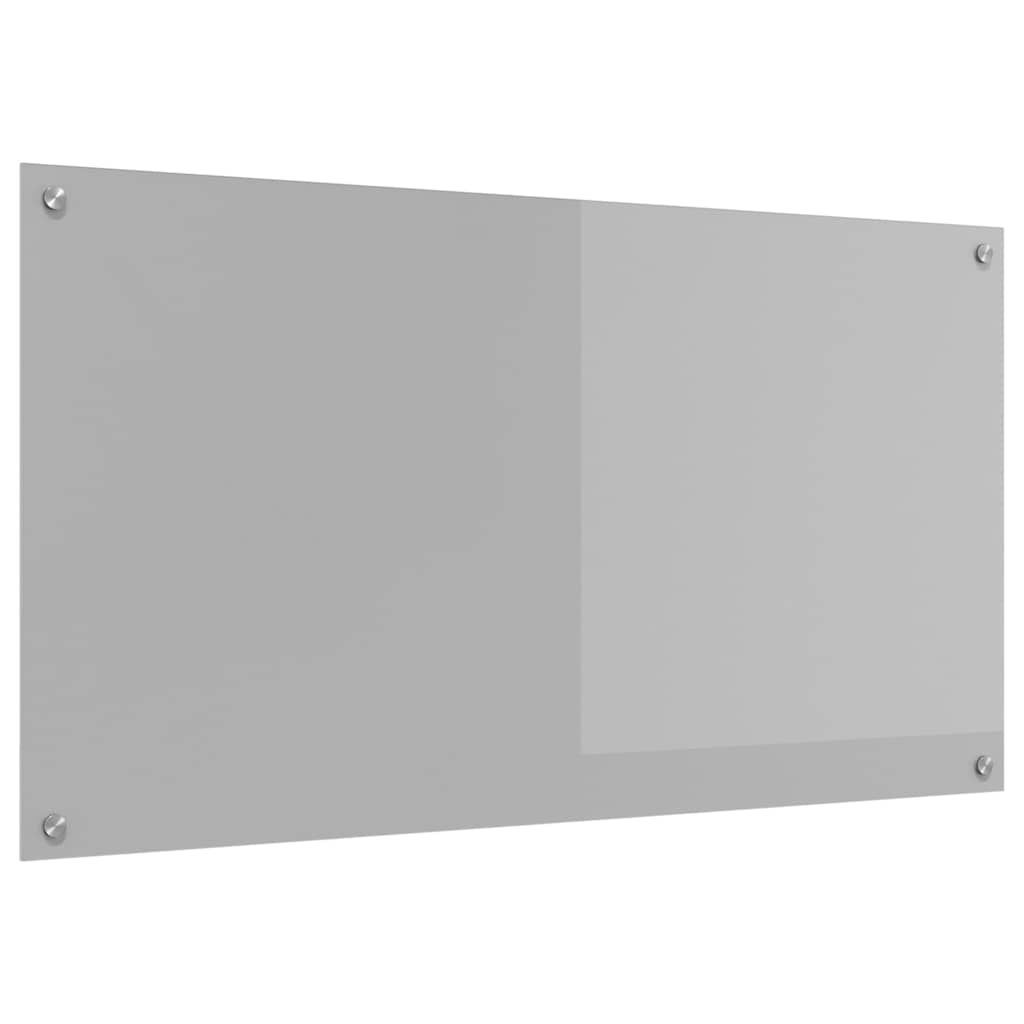 Kjøkkenbenkplate Lysegrå 110 x 60 cm herdet glass