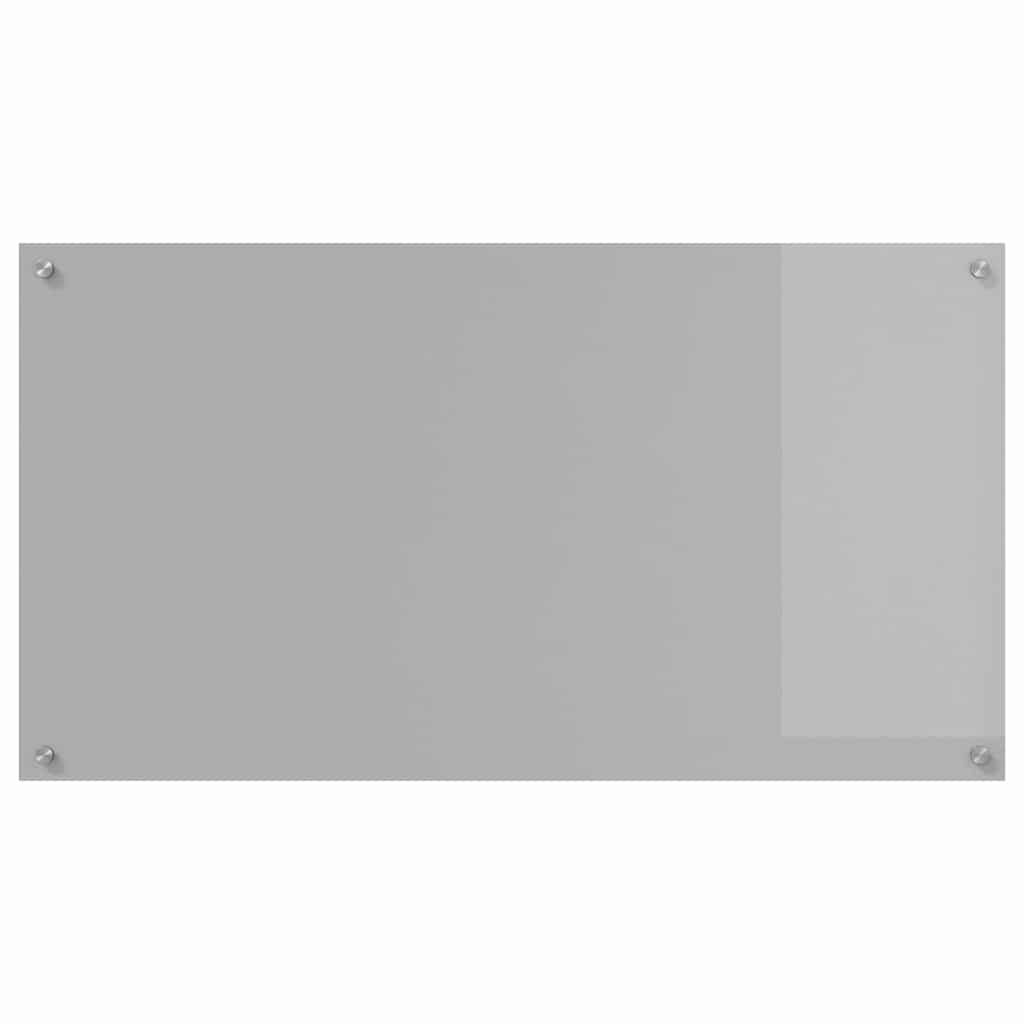 Kjøkkenbenkplate Lysegrå 110 x 60 cm herdet glass