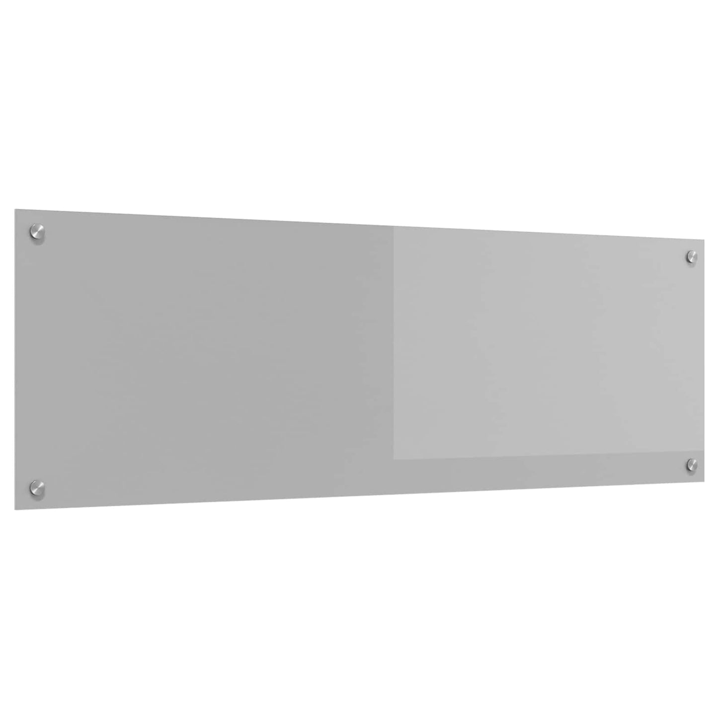 Kjøkkenbenkplate Lysegrå 120 x 40 cm herdet glass