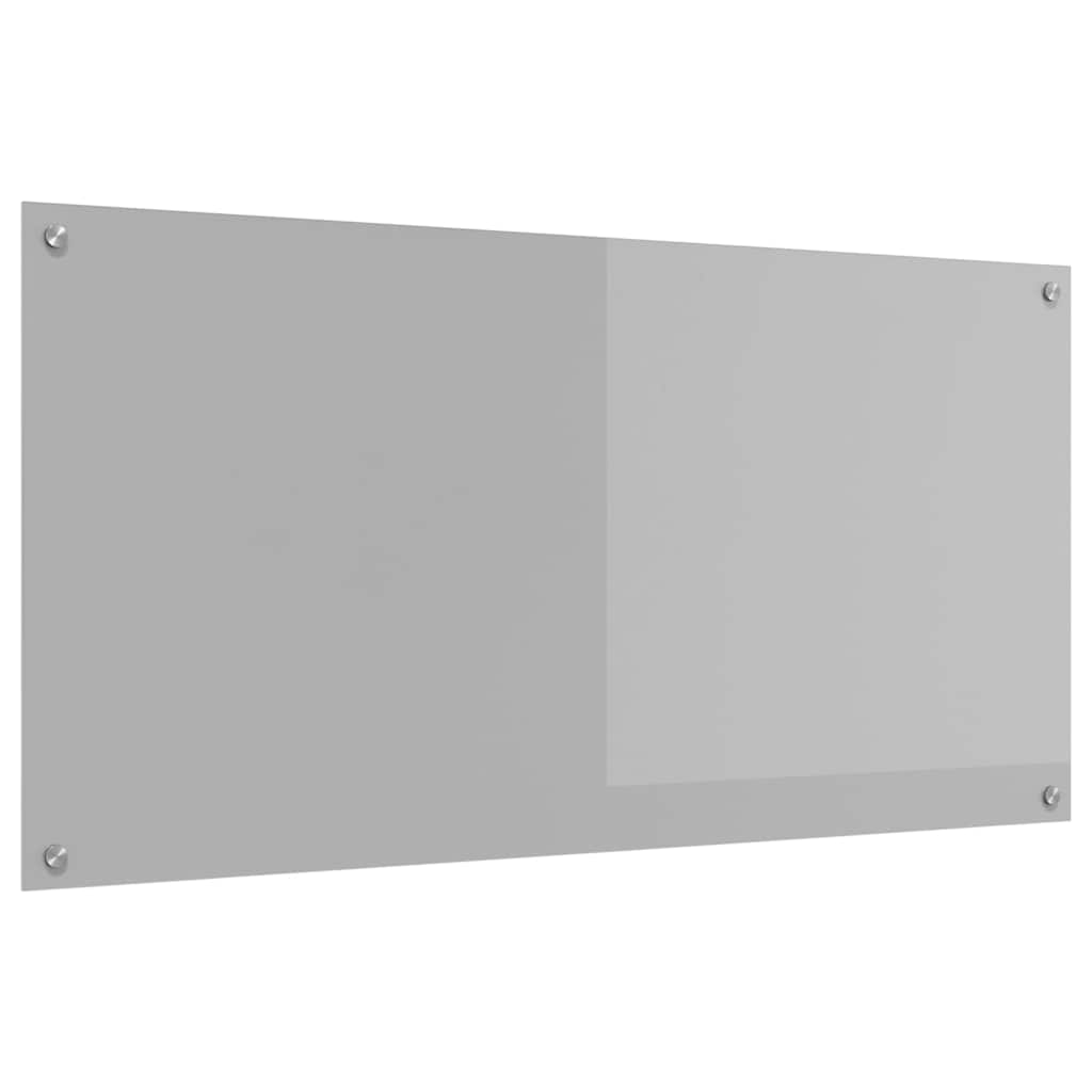 Kjøkkenbenkplate Lysegrå 120 x 60 cm herdet glass