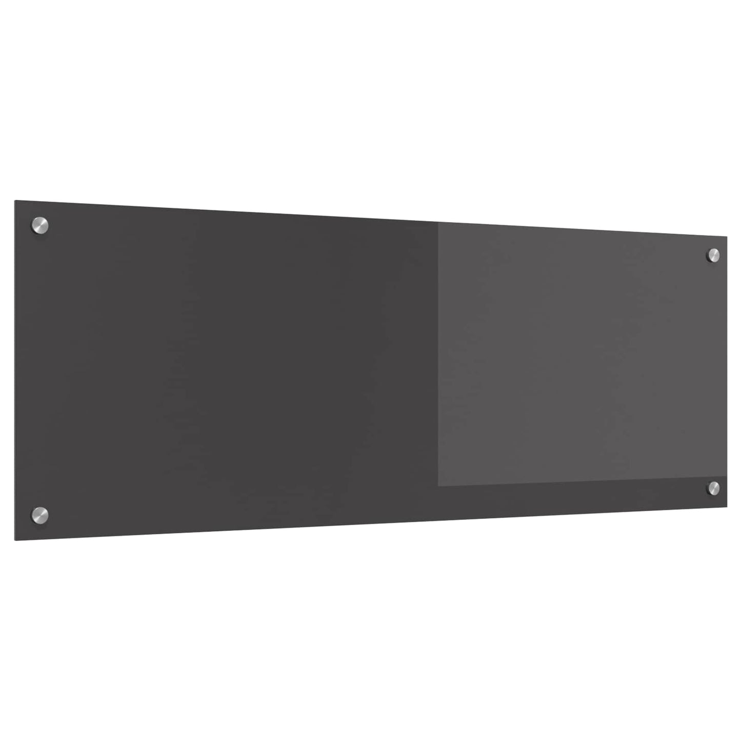 Kjøkkenbenkplate Mørkegrå 110 x 40 cm herdet glass