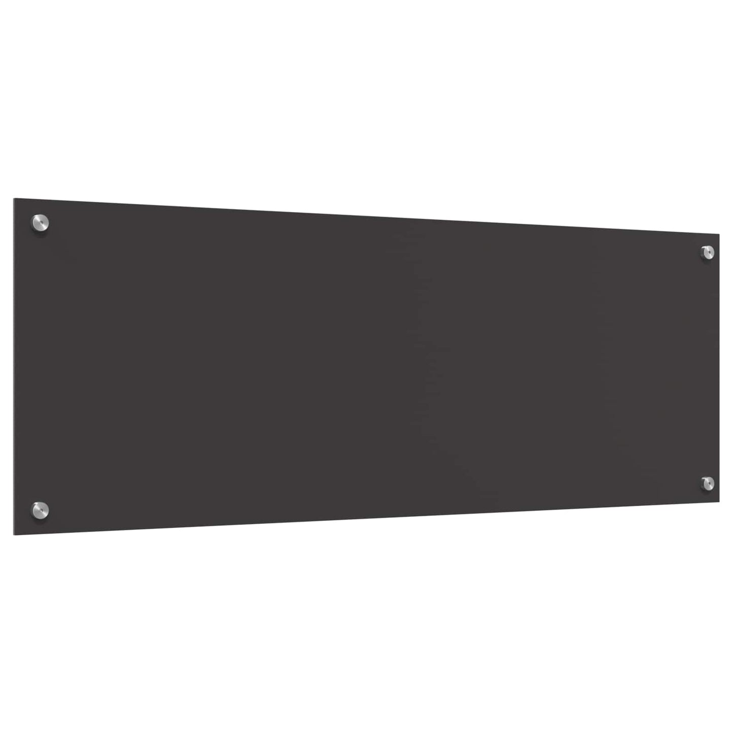 Kjøkkenbenkplate Mørkegrå 110 x 40 cm herdet glass