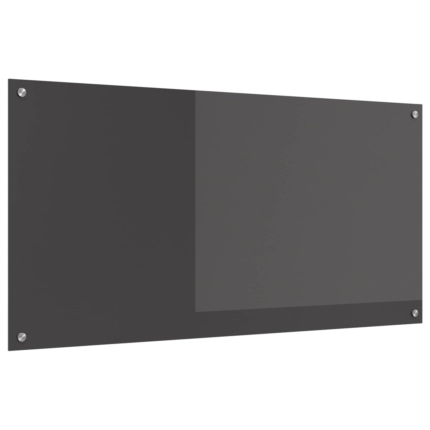 Kjøkkenbenkplate Mørkegrå 120 x 60 cm herdet glass