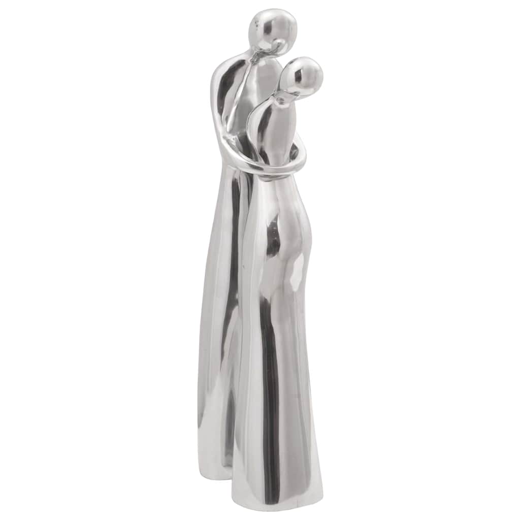 Skulptur sølv 10 x 16 x 49 cm Aluminium