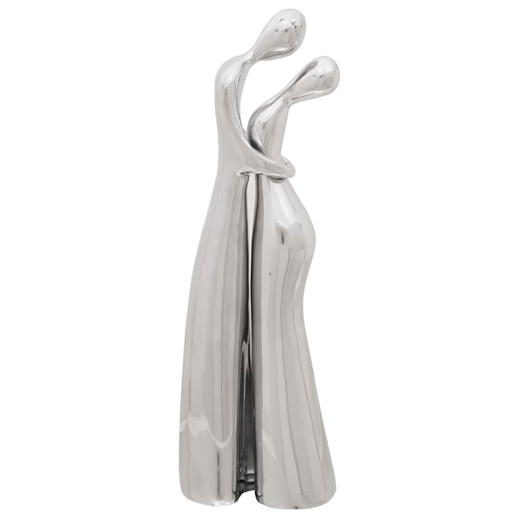 Skulptur sølv 10 x 16 x 49 cm Aluminium