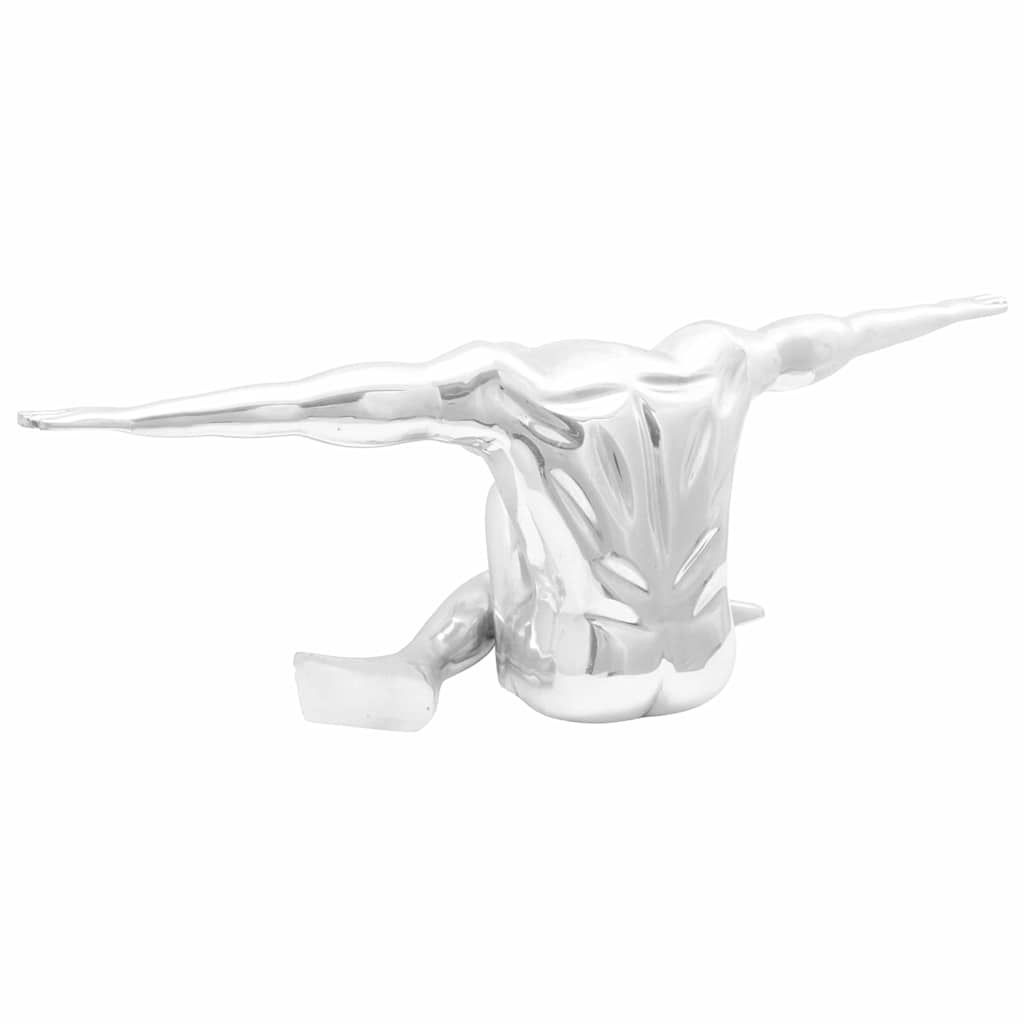 Skulptur sølv 91,5 x 32 x 33 cm Aluminium