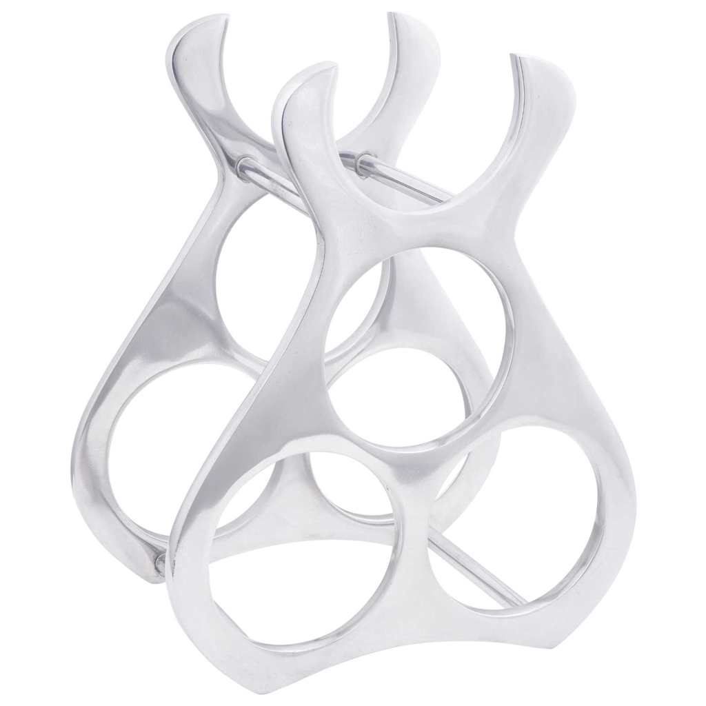 Vinhylle sølv 23 x 14 x 28 cm Aluminium