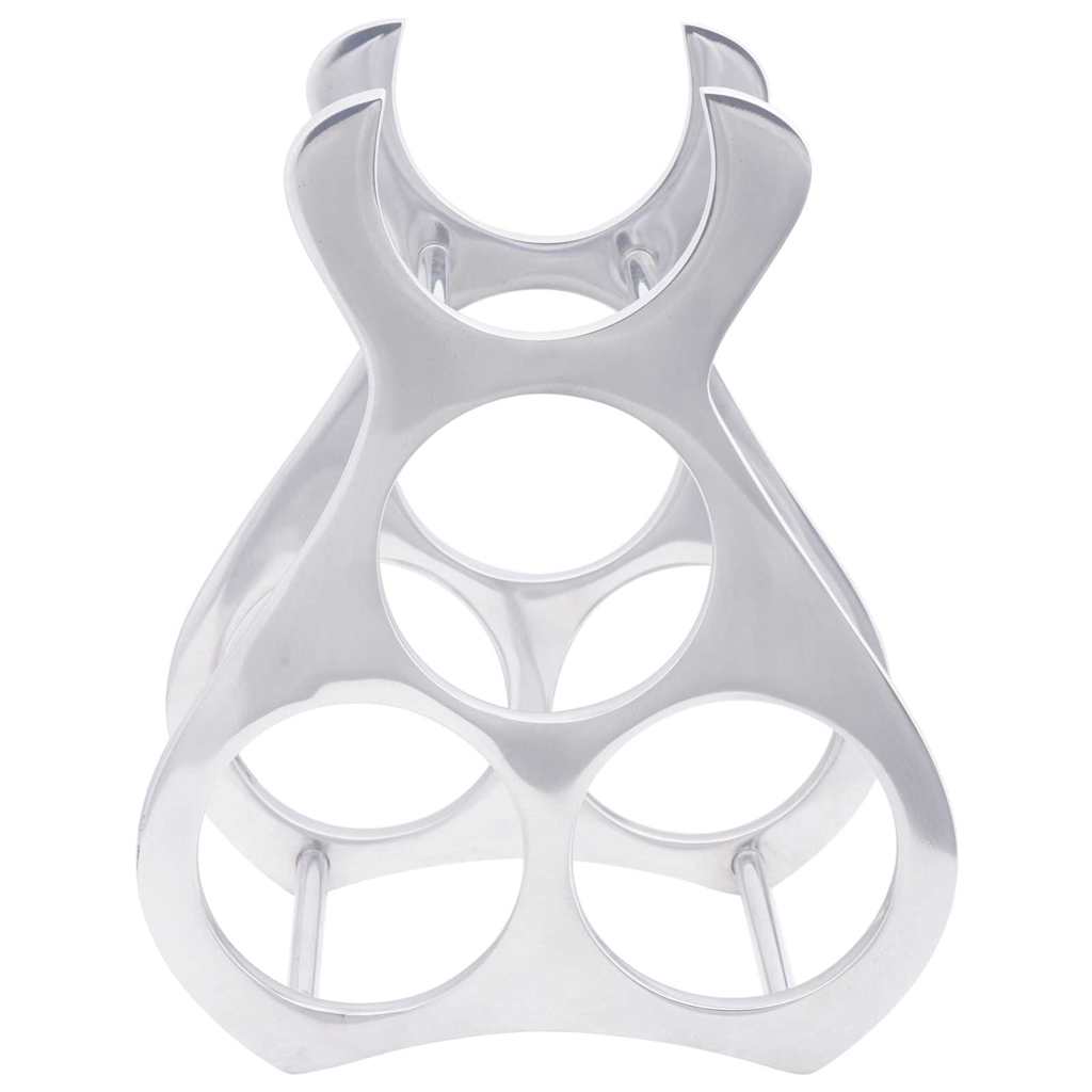Vinhylle sølv 23 x 14 x 28 cm Aluminium