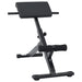 Hyperextension benk Svart 100,5 x 70 x 78 cm Pulverlakkert stål