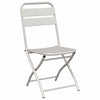 Hage Folding Stol 2 pcs Beige 55 x 56.5 x 91cm Stål