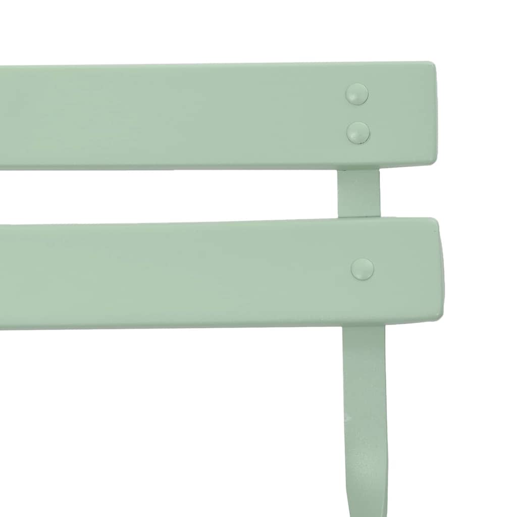 Hage Folding Stol 2 pcs Lett mint 42 x 46 x 82cm Metall