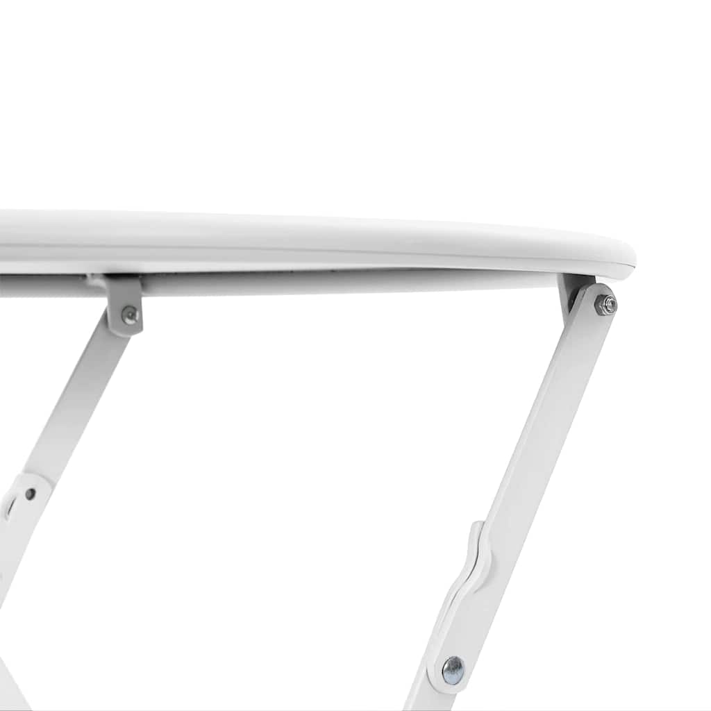 Bistrobord Hvit Ø 50 x 71 cm Pulverlakkert stål
