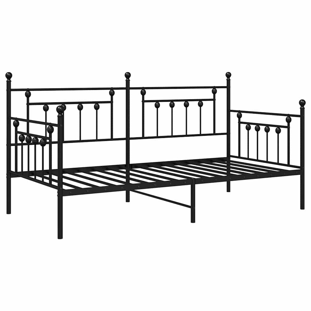 Dagsengeramme Svart 107 x 203 cm Stål