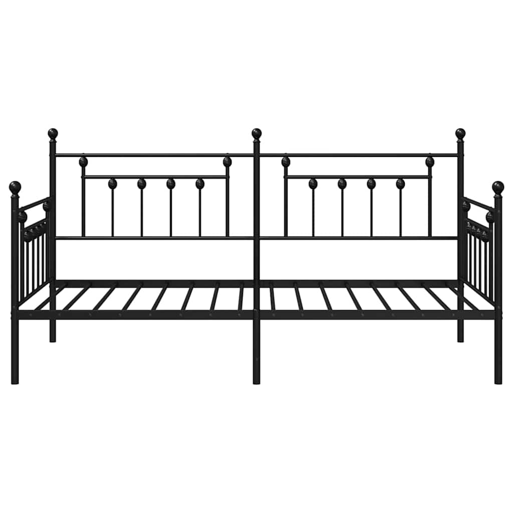 Dagsengeramme Svart 107 x 203 cm Stål
