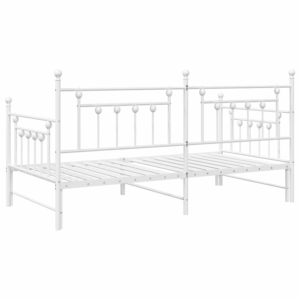 Dagsengeramme Hvit 107 x 203 cm Stål