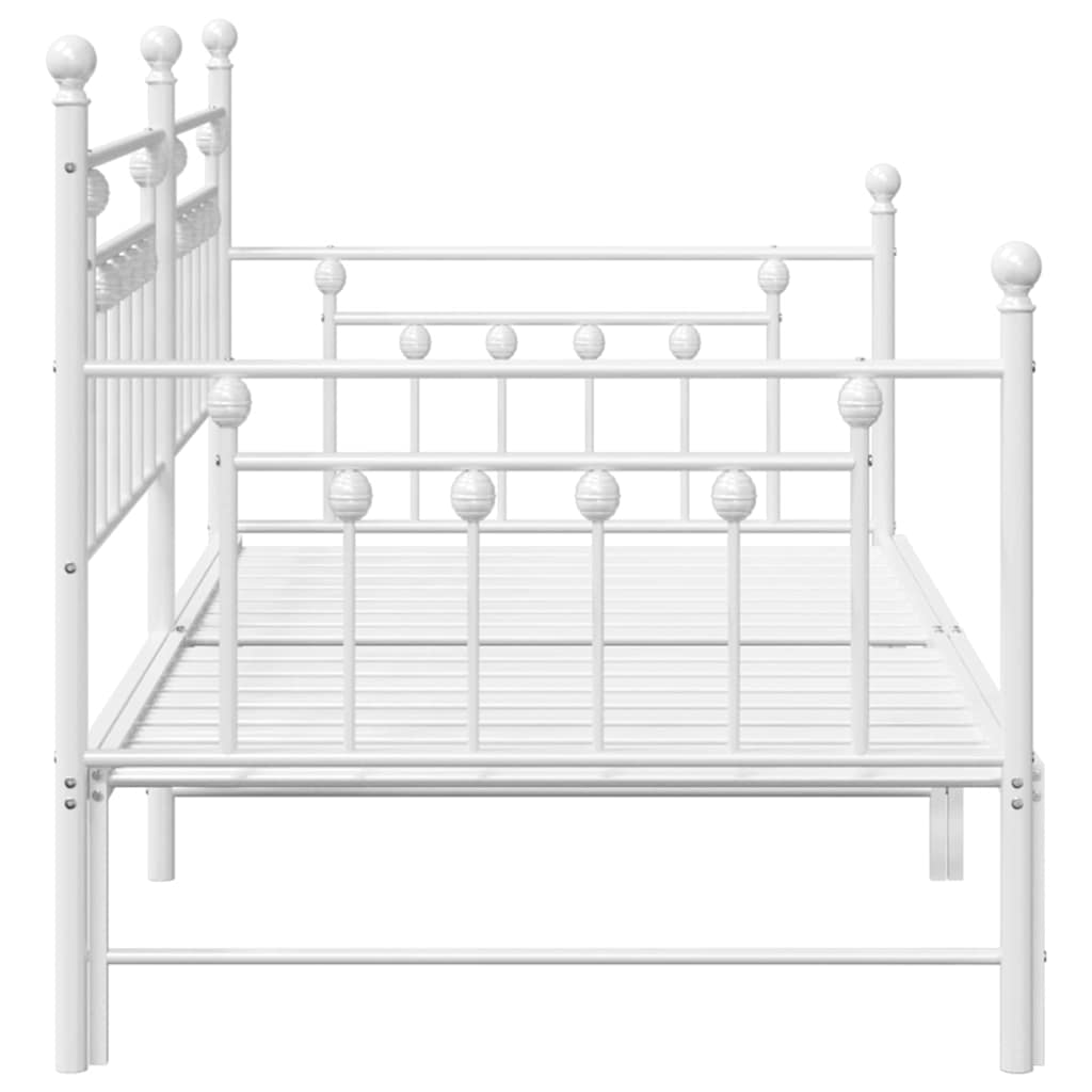 Dagsengeramme Hvit 107 x 203 cm Stål