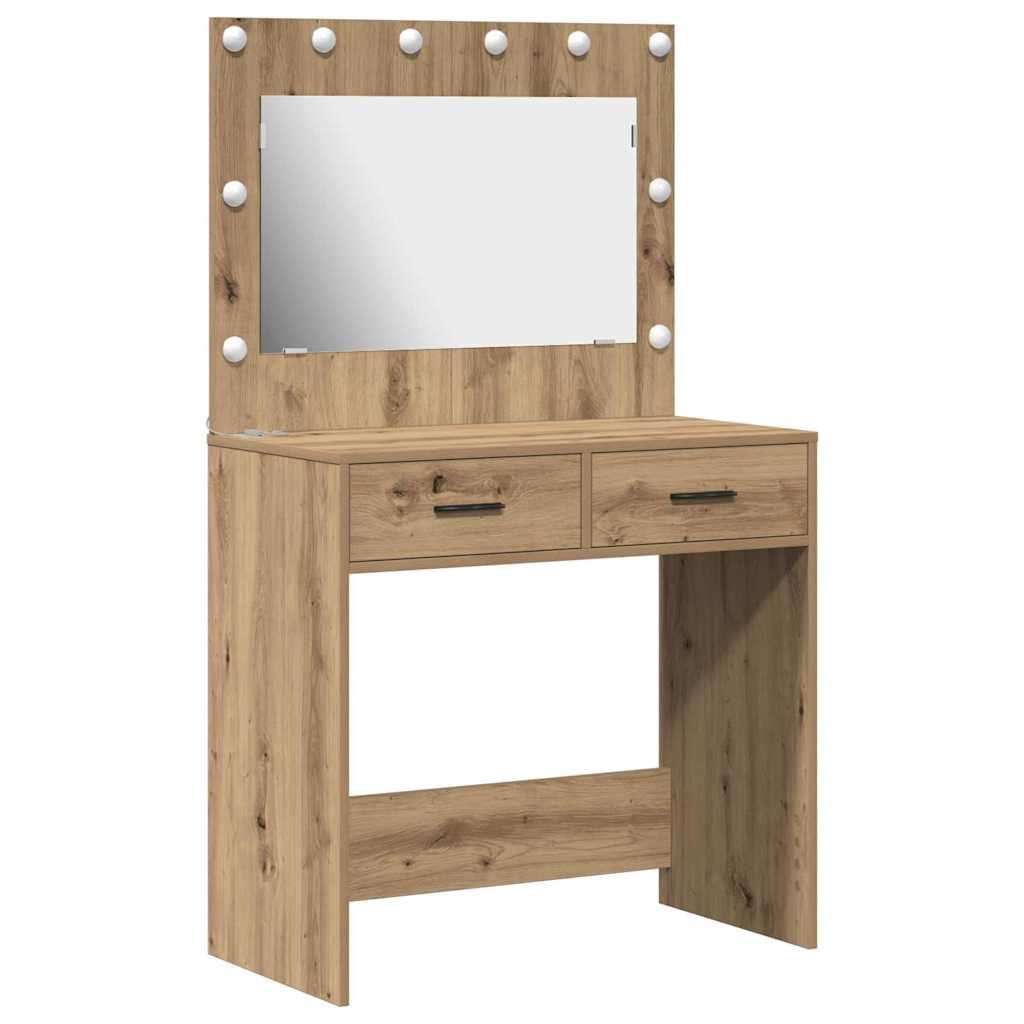 Sminkebord Artisan Eik 78,5 x 41 x 135 cm Konstruert tre