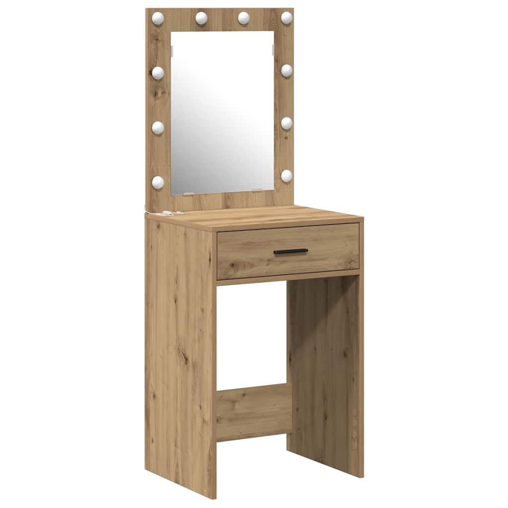 Sminkebord Artisan Eik 50 x 41 x 135 cm Konstruert tre