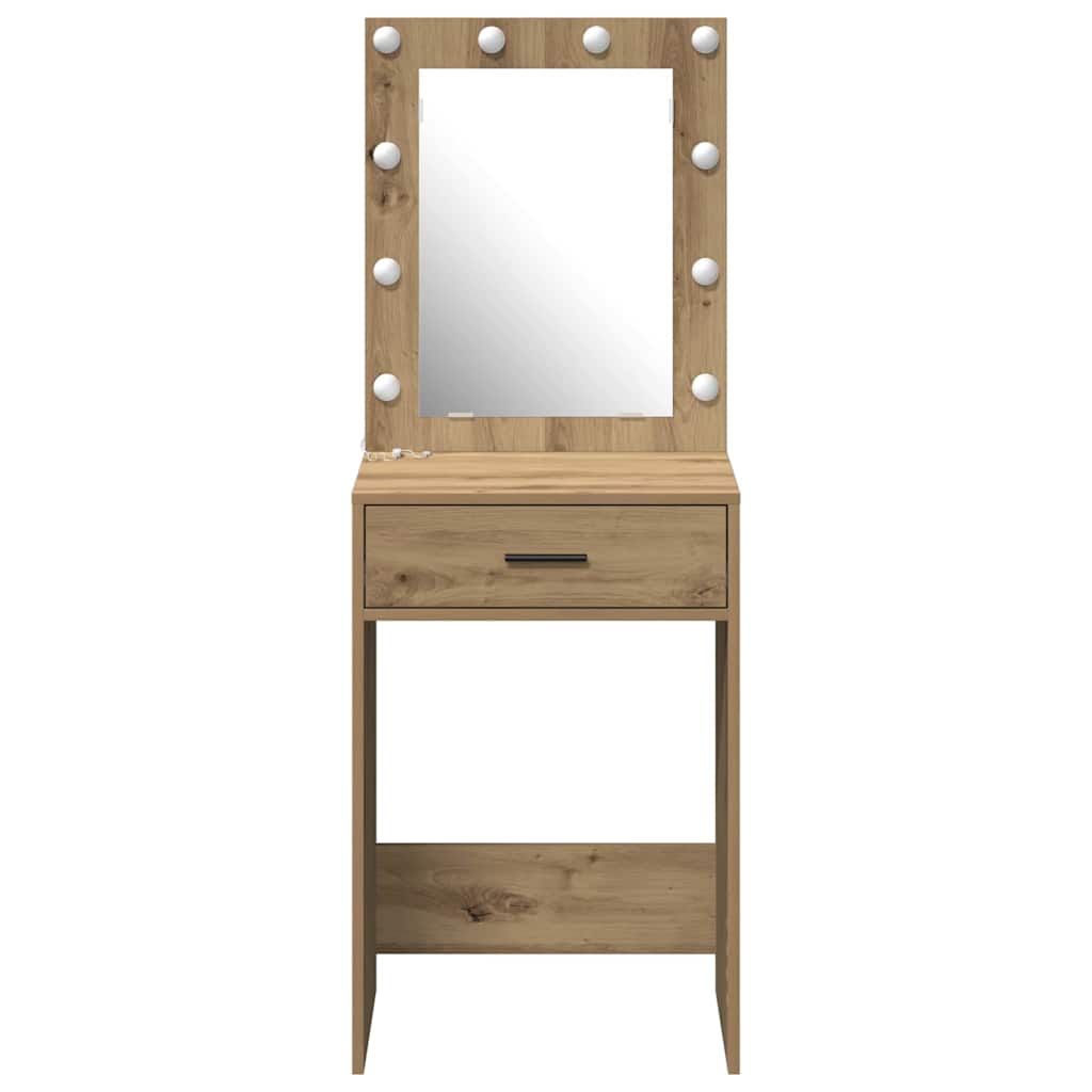 Sminkebord Artisan Eik 50 x 41 x 135 cm Konstruert tre