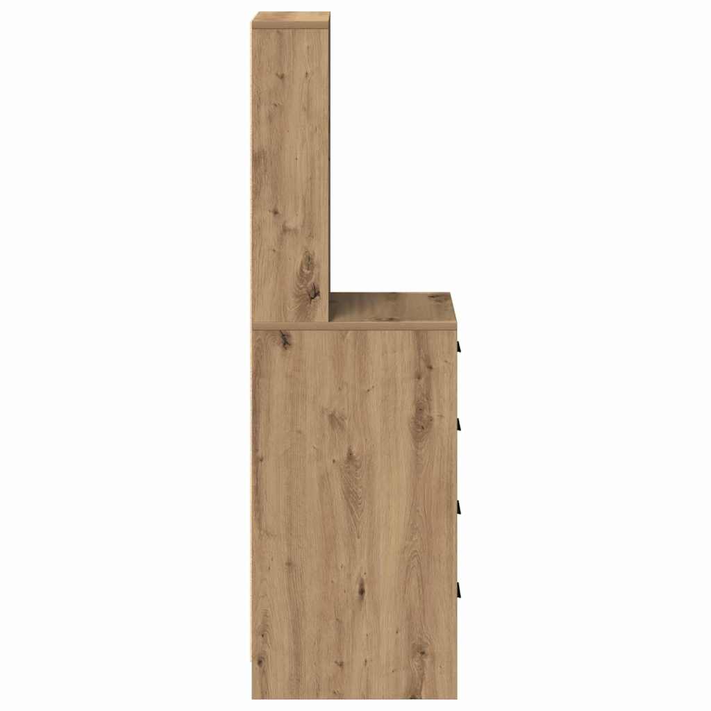 Høyskap med skuff artisan eik 40 x 41 x 135 cm Konstruert tre