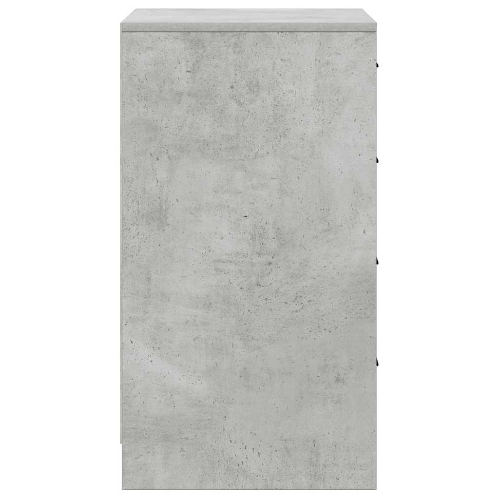 Serviesskap med skuff Betonggrå 40 x 41 x 75 cm Konstruert tre
