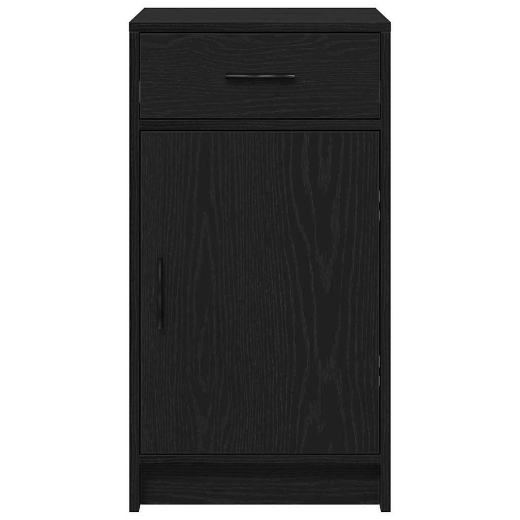 Serviesskap Svart Eik 40 x 40,5 x 75 cm Konstruert tre
