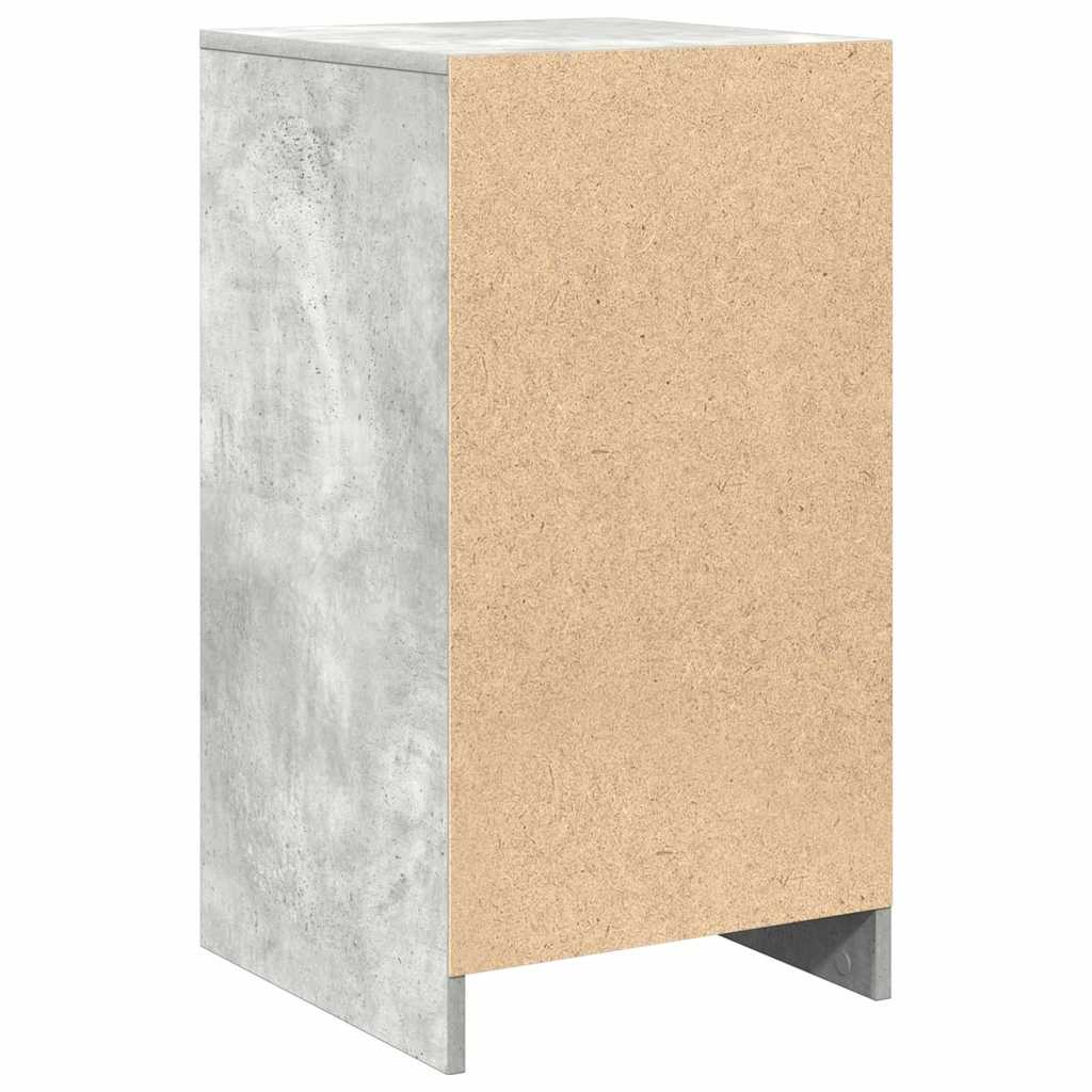 Serviesskap Betonggrå 40 x 40,5 x 75 cm Konstruert tre
