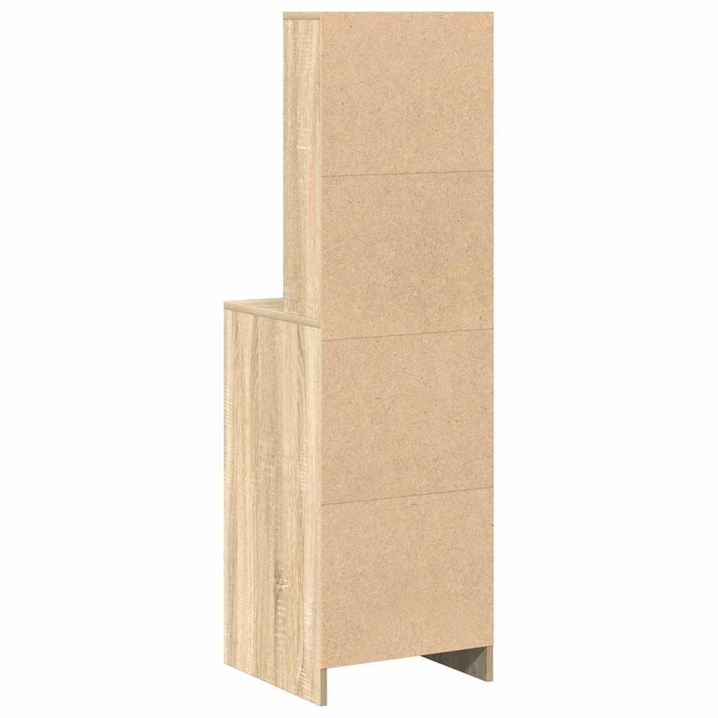 Høyskap med skuff Sonoma eik 40 x 40,5 x 135 cm Konstruert tre