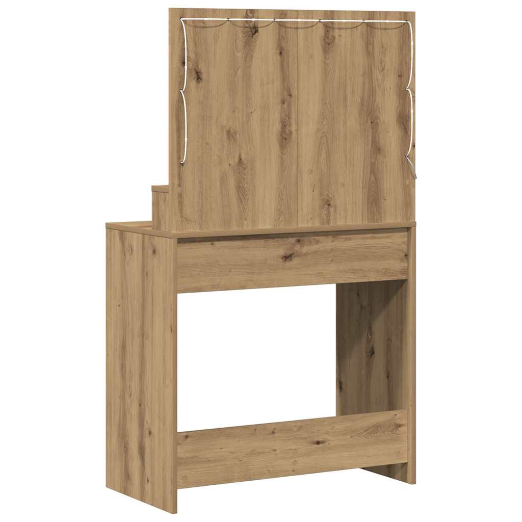 Sminkebord Artisan Eik 79 x 41 x 135 cm Konstruert tre