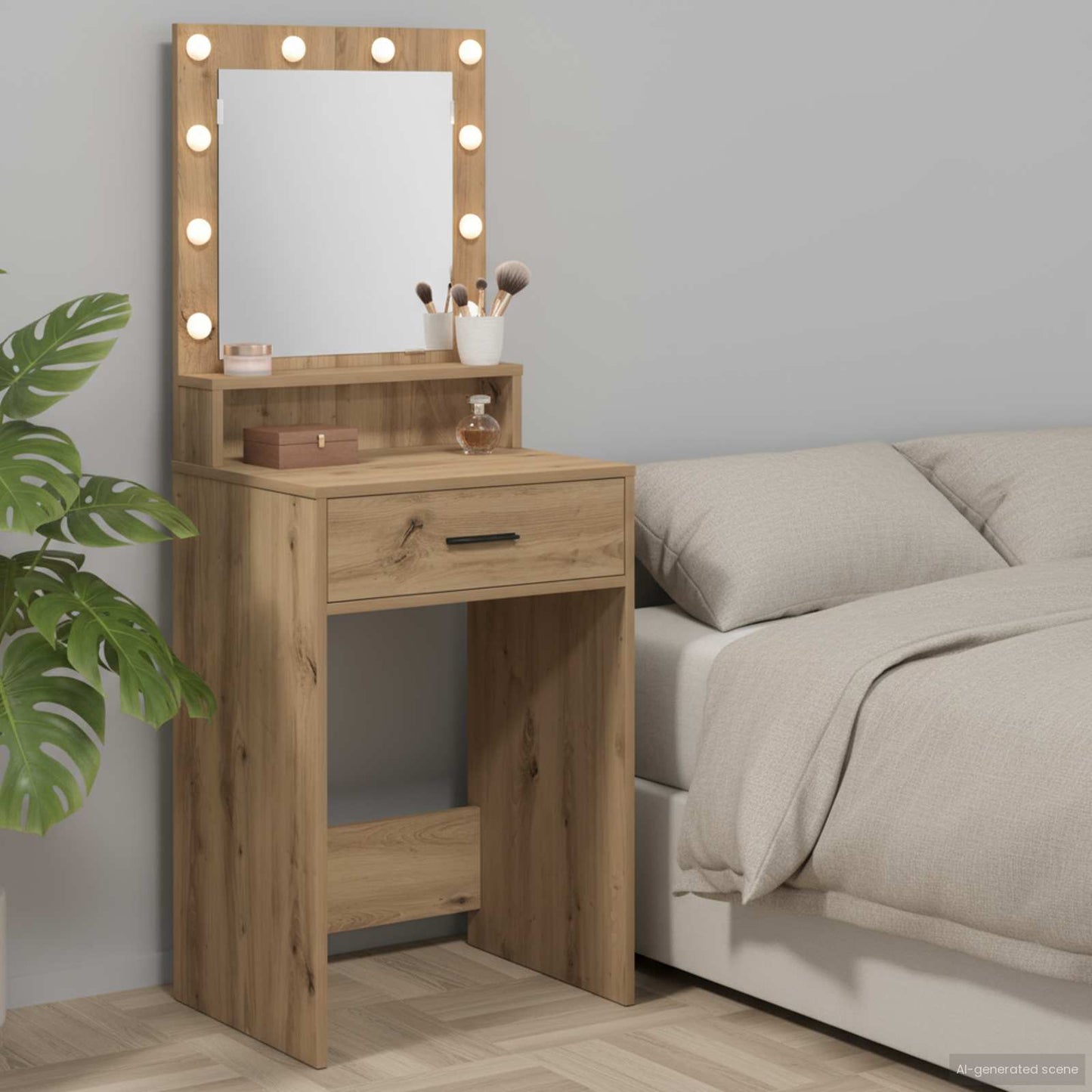 Sminkebord Artisan Eik 50 x 41 x 135 cm Konstruert tre