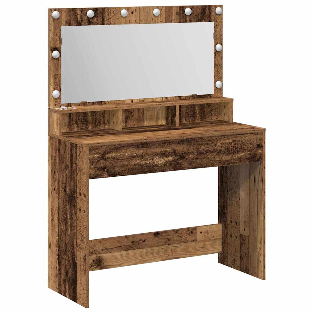 Sminkebord Gammelt tre 100 x 41 x 135 cm Konstruert tre