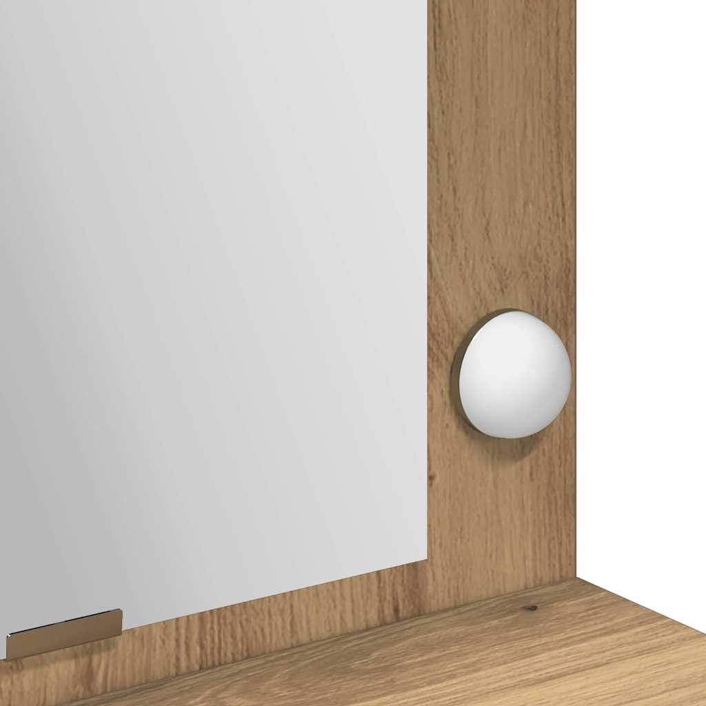Sminkebord Artisan Eik 100 x 41 x 135 cm Konstruert tre